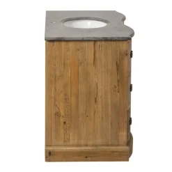 Meuble sous vasque en bois recyclé Mia