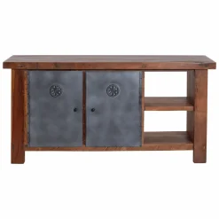 Meuble sous vasque en bois recyclé Hector