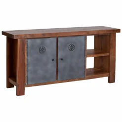 Meuble sous vasque en bois recyclé Hector