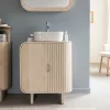 Meuble sous vasque en bois de manguier Yoni