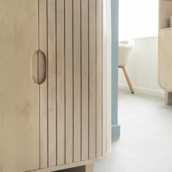 Meuble sous vasque en bois de manguier Yoni