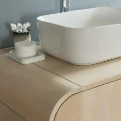 Meuble sous vasque en bois de manguier Yoni