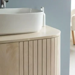 Meuble sous vasque en bois de manguier Yoni