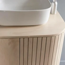 Meuble sous vasque en bois de manguier Yoni