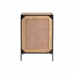 Meuble sous vasque en bois de manguier et métal Coralie