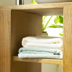 Meuble sous vasque en chêne Morgane