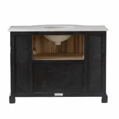 Meuble sous vasque en pin recyclé Octavie