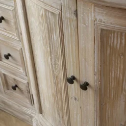 Meuble sous vasque en pin recyclé Octavie