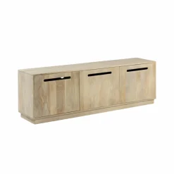 Meuble TV 3 portes en bois de manguier Roni