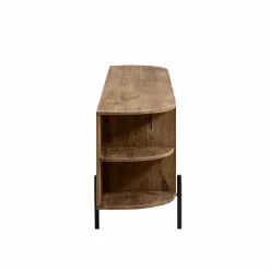 Meuble TV arrondi en bois recyclé Blaise