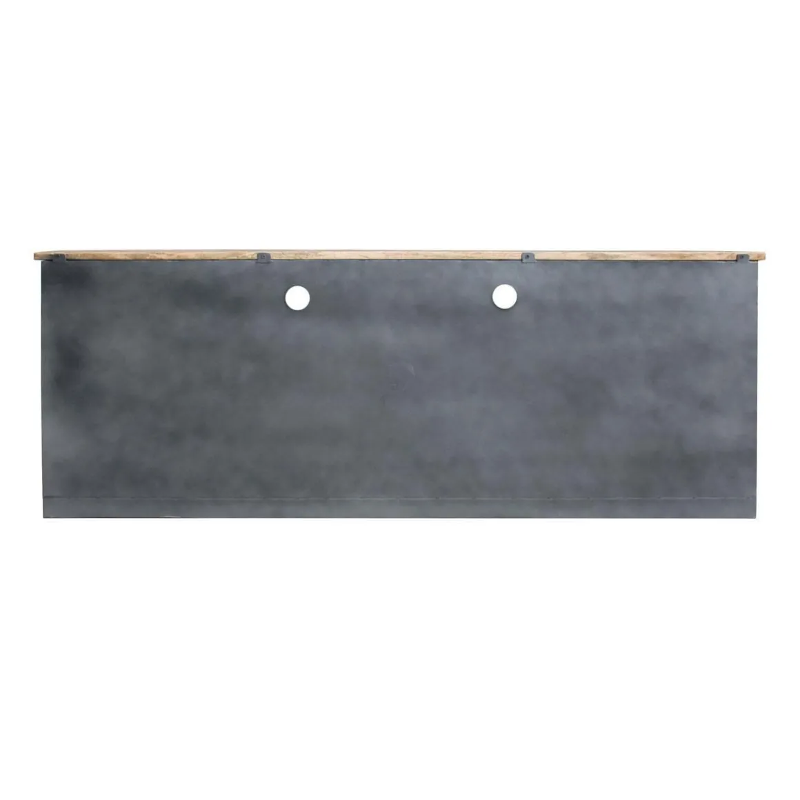 Meuble TV arrondi en métal Locker