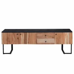 Meuble TV en bois d'acacia et métal Pippa