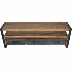 Meuble TV en bois d'acacia 160 cm Havana