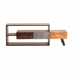 Meuble TV en bois d'acacia Ernest