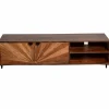 Meuble TV en bois d'acacia Elvira