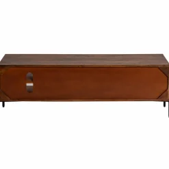 Meuble TV en bois d'acacia Elvira