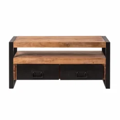 Meuble TV en bois d'acacia 112 cm Havana
