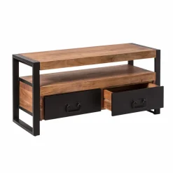 Meuble TV en bois d'acacia 112 cm Havana