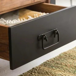 Meuble TV en bois d'acacia 112 cm Havana