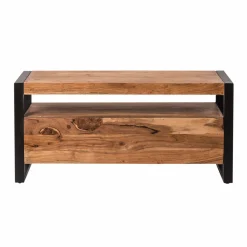 Meuble TV en bois d'acacia 112 cm Havana