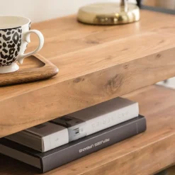 Meuble TV en bois d'acacia 112 cm Havana