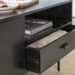 Meuble TV en bois d'acacia Lupin