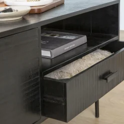 Meuble TV en bois d'acacia Lupin