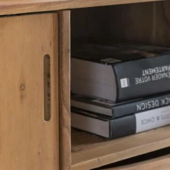 Meuble TV en bois d'acacia Sara