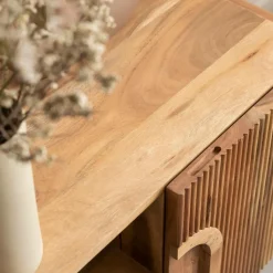 Meuble TV en bois d'acacia Tilio