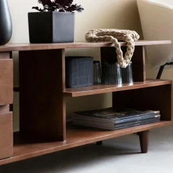 Meuble TV en bois de manguier Nelson