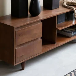 Meuble TV en bois de manguier Nelson