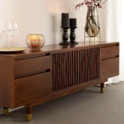 Meuble TV en bois de manguier Xabi