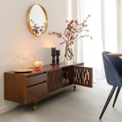 Meuble TV en bois de manguier Xabi