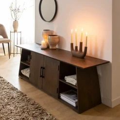 Meuble TV en bois de manguier Daniella