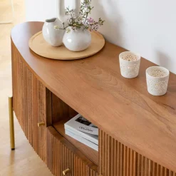 Meuble TV en bois de manguier Cécile