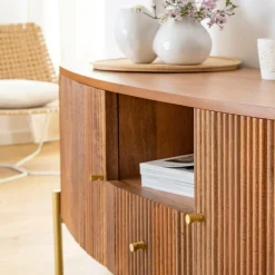 Meuble TV en bois de manguier Cécile