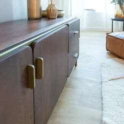 Meuble TV en bois de manguier Lisette