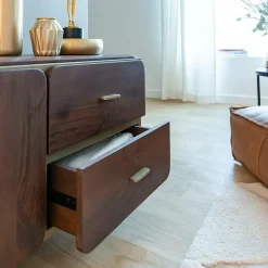 Meuble TV en bois de manguier Lisette