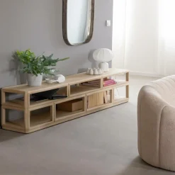 Meuble TV en bois de manguier Adela