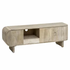 Meuble TV en bois de manguier clair Yoni