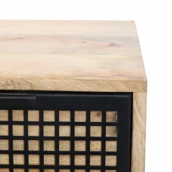 Meuble TV en bois de manguier 140 cm Jasmin