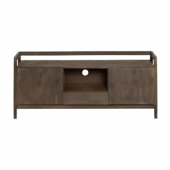 Meuble TV en bois de manguier marron Emile