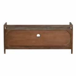 Meuble TV en bois de manguier marron Emile