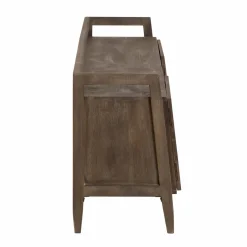 Meuble TV en bois de manguier marron Emile