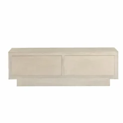 Meuble TV en bois de manguier blanchi Miliam