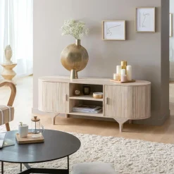 Meuble tv en bois de manguier Macha