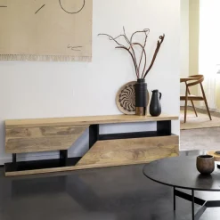 Meuble TV en bois de manguier Joachim