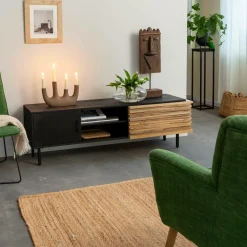 Meuble TV en bois de manguier Tino