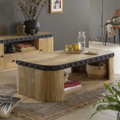 Meuble TV en bois de manguier Riga