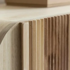 Meuble TV en bois de paulownia Nilo